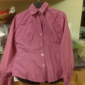 size small NY&Co pink shirt used.